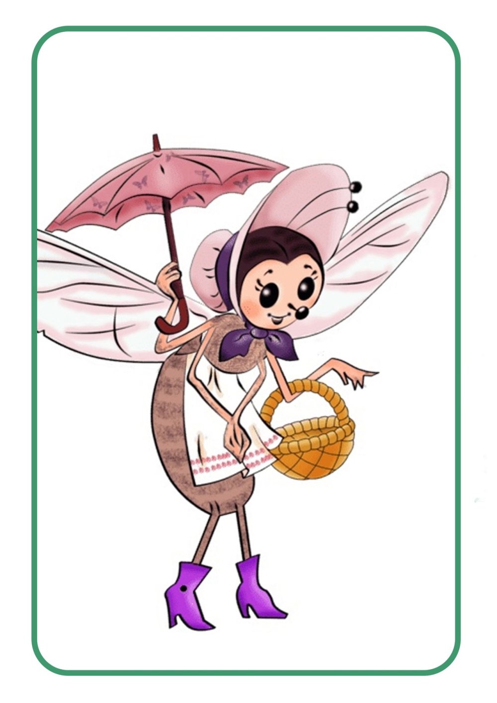 Рисунок красками к произведениям Чуковского