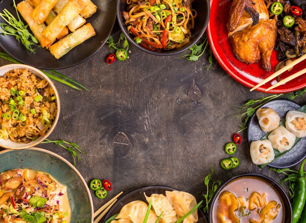 Фон для меню Восточной кухни