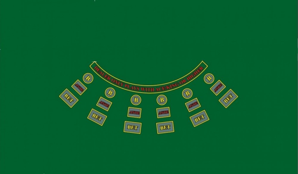 Покерный стол вектор