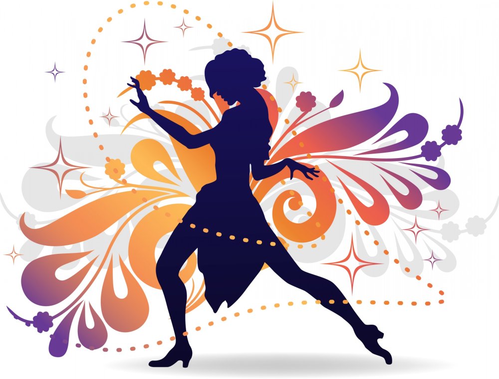 Эстрадный танец силуэт