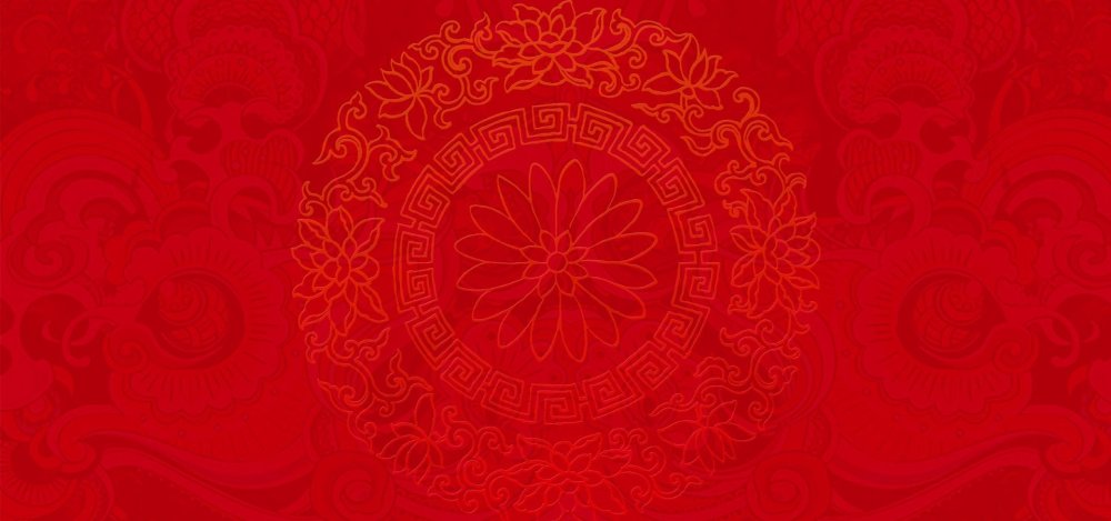 Красный орнамент фон