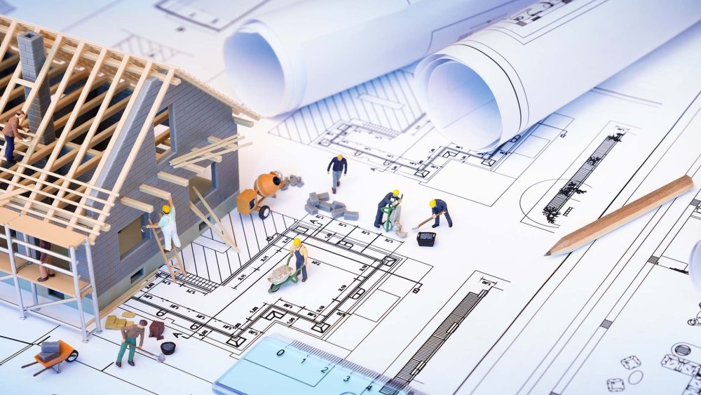 Фон для строительного баннера