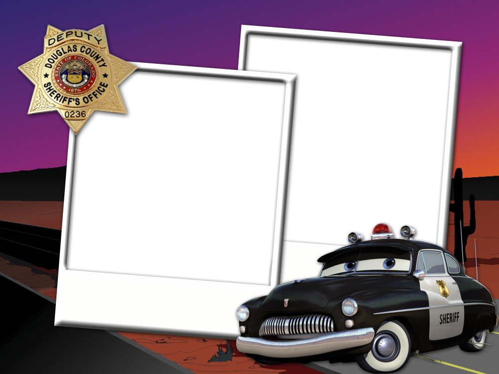 Рамка с машиной