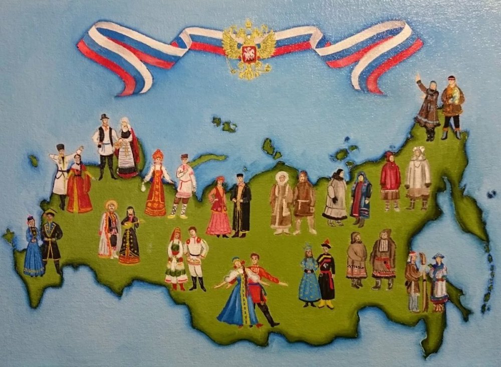 Поделка на тему многонациональная Россия