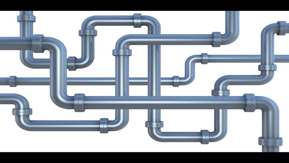 Труба сантехническая вектор