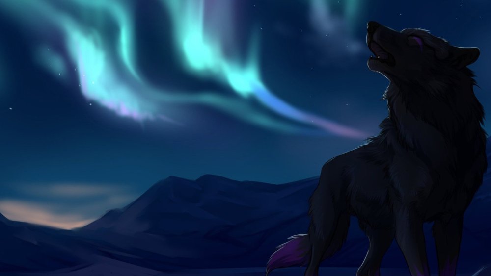 Фенрир волк аниме