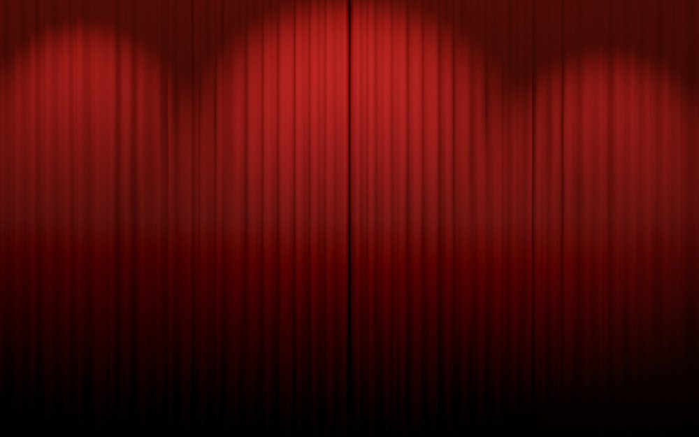 Красный занавес фон