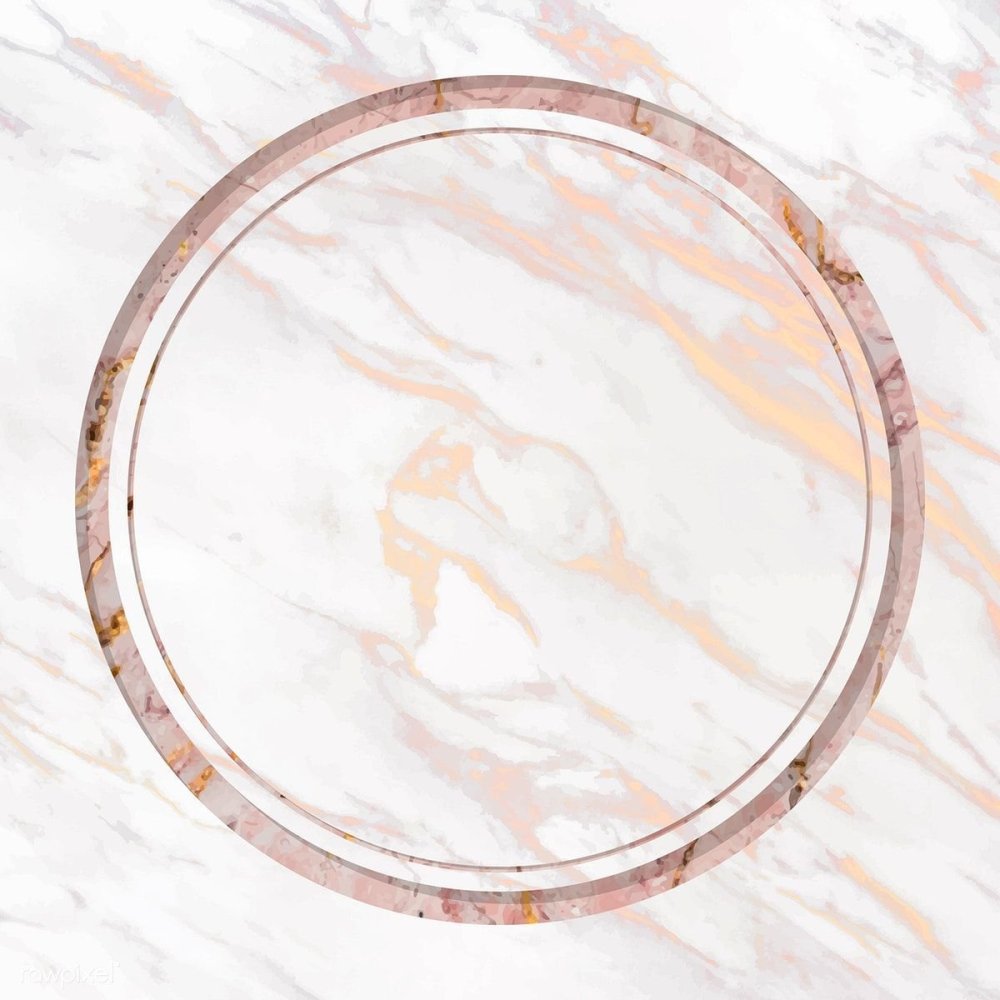 Круглый розовый мрамор