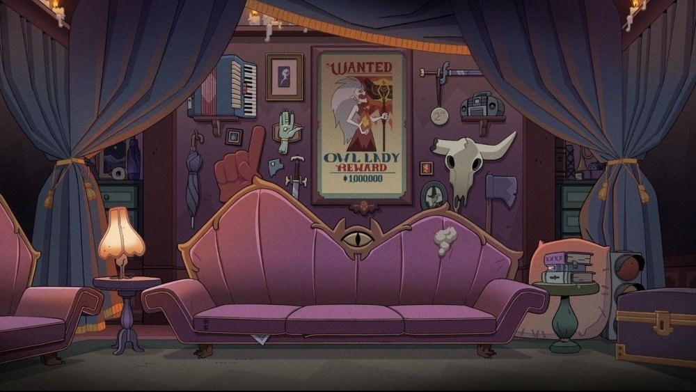 Комнаты дома Совы из мультика