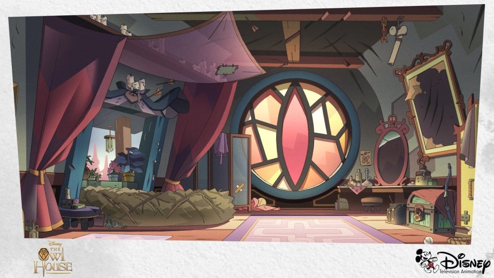 Совиный дом комната