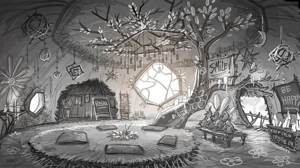 Совиный дом концепт арты