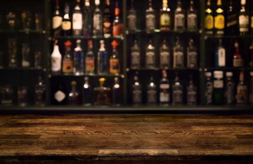 Задний фон бар