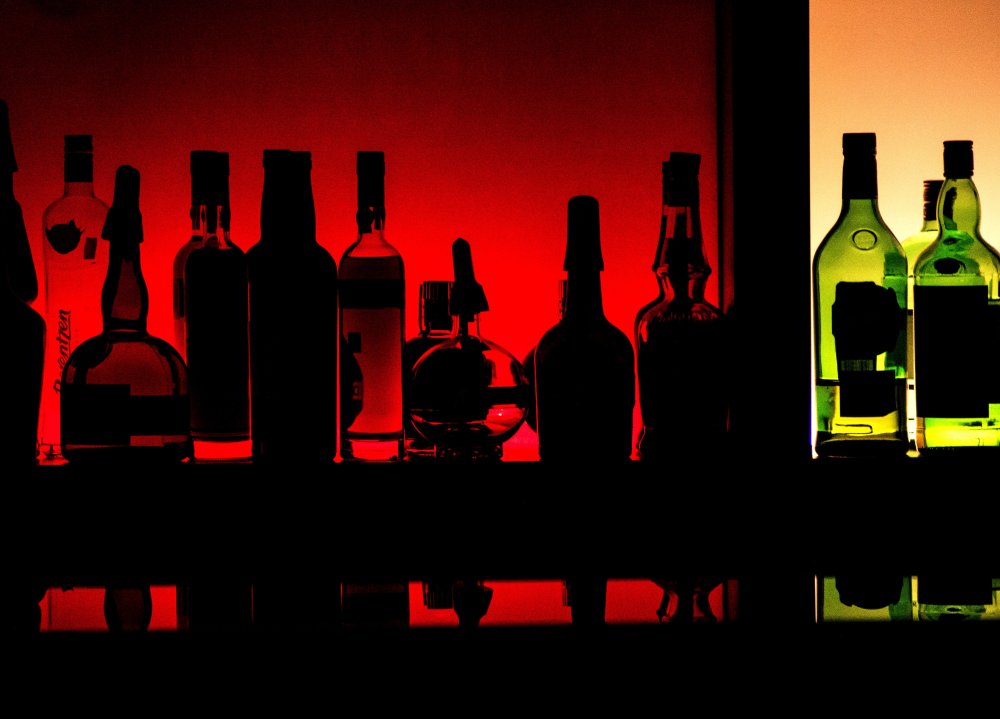 Бутылки алкоголя Эстетика