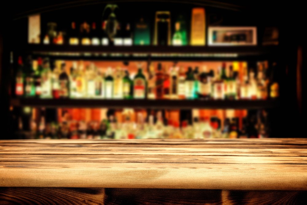 Барная стойка для фотошопа в баре