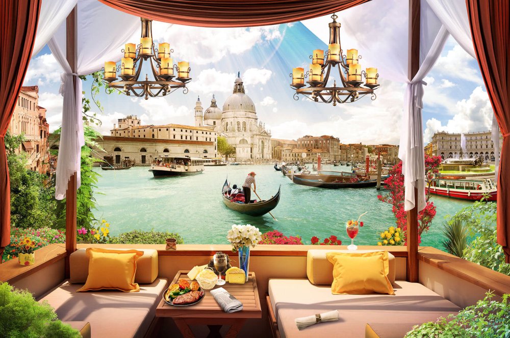 Фрески террасы Венеция