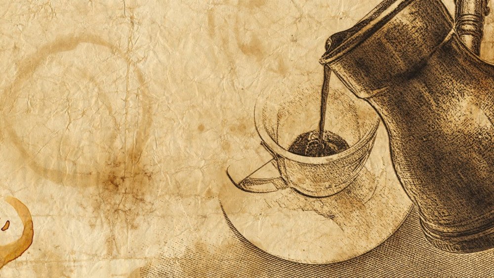 Фон для кофейни