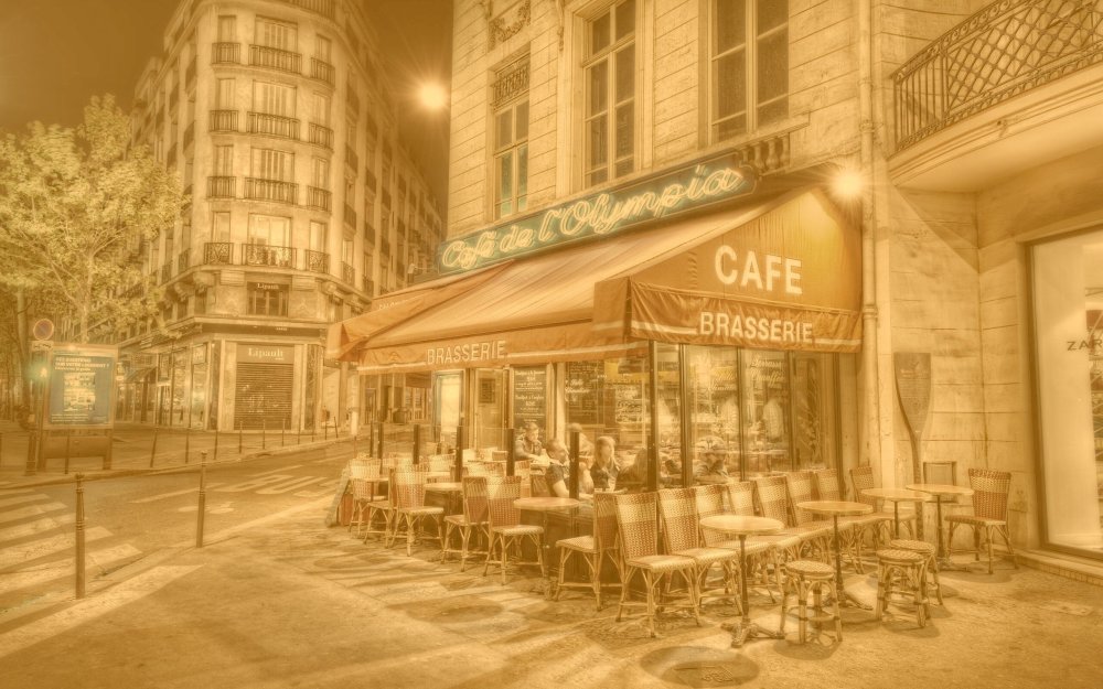 Фотообои уличное кафе