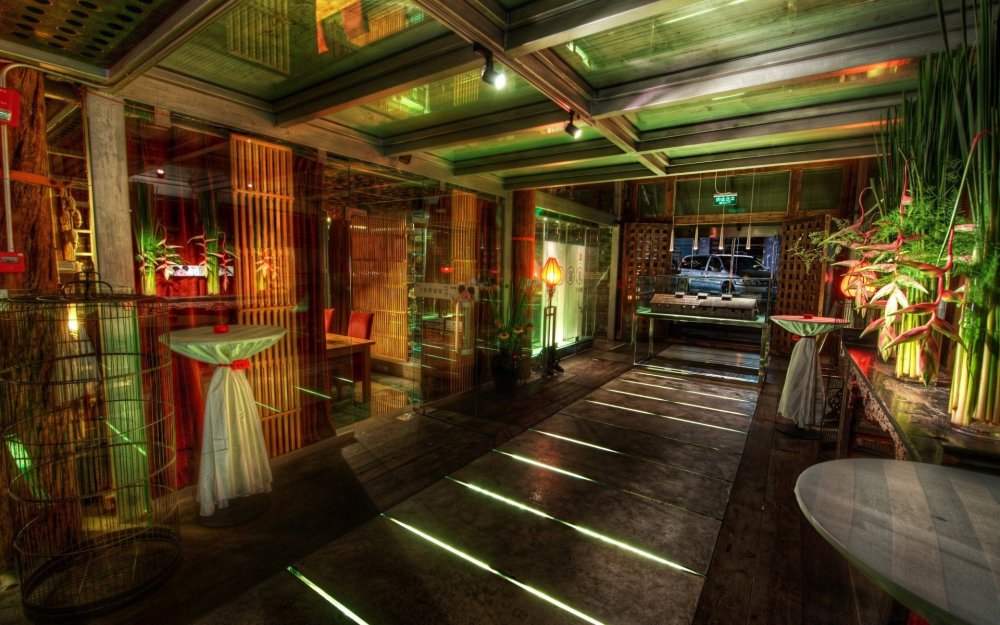 Интерьер ресторана для фотошопа