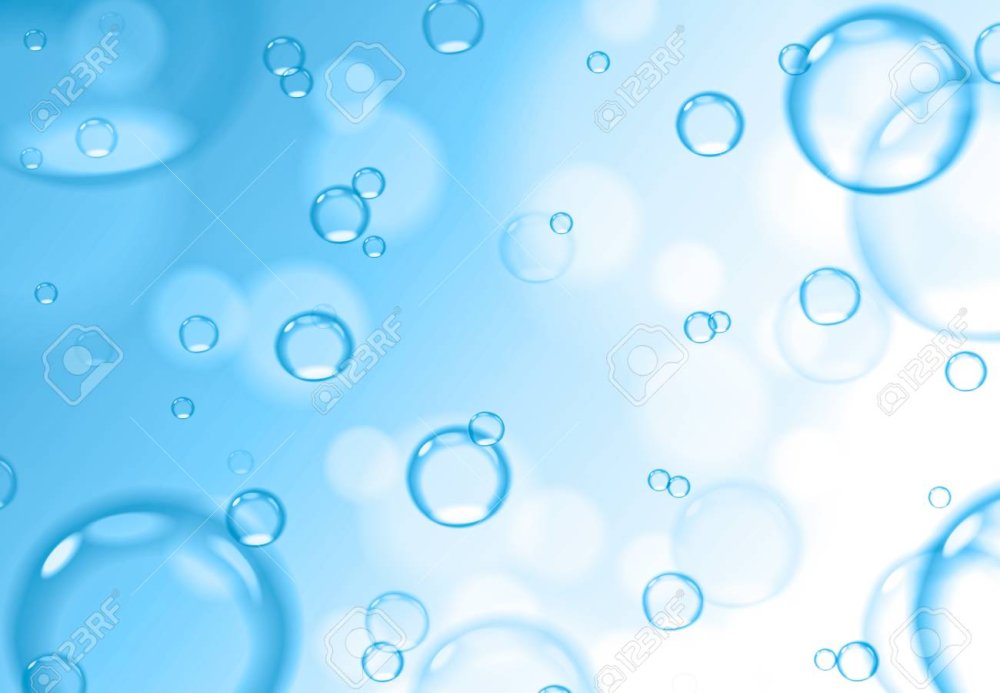 Визитка с пузырьками