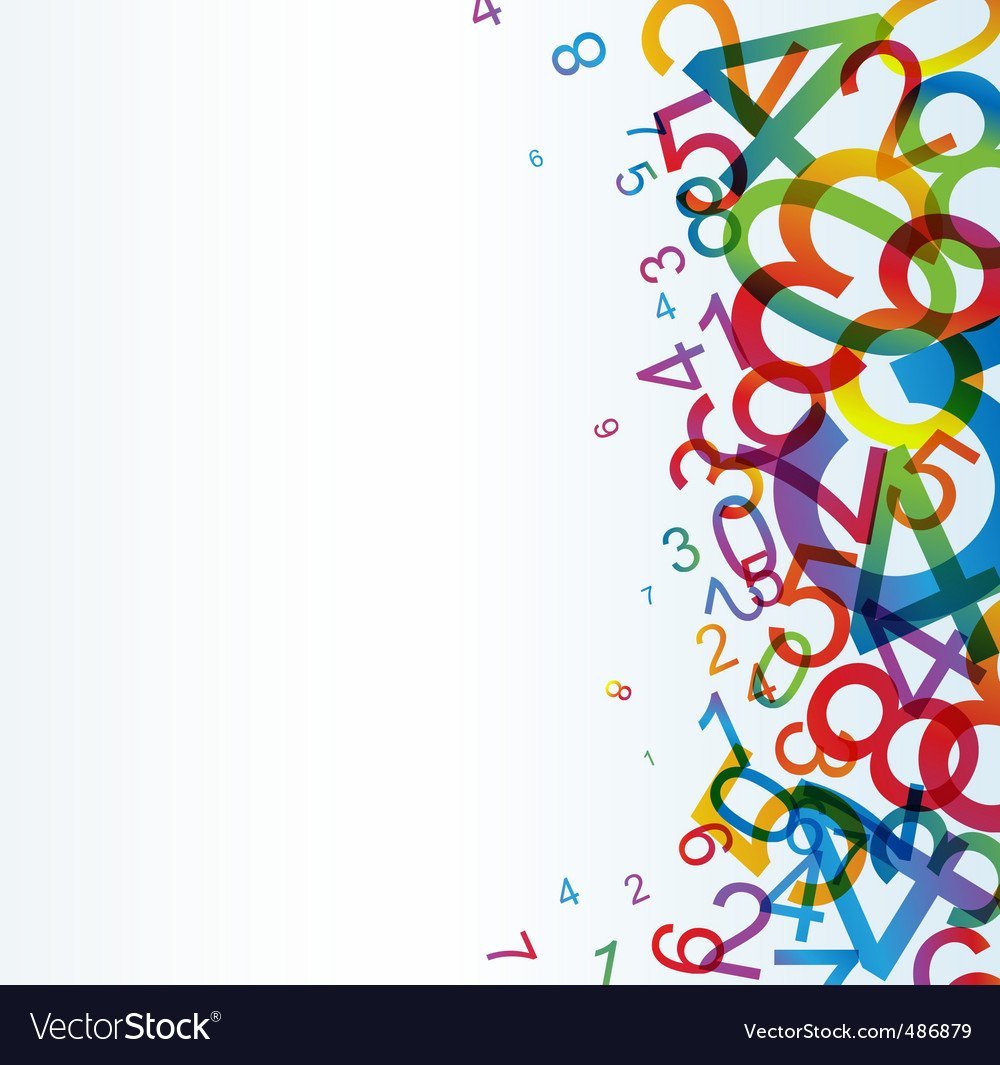 Фон математический для презентации с цифрами