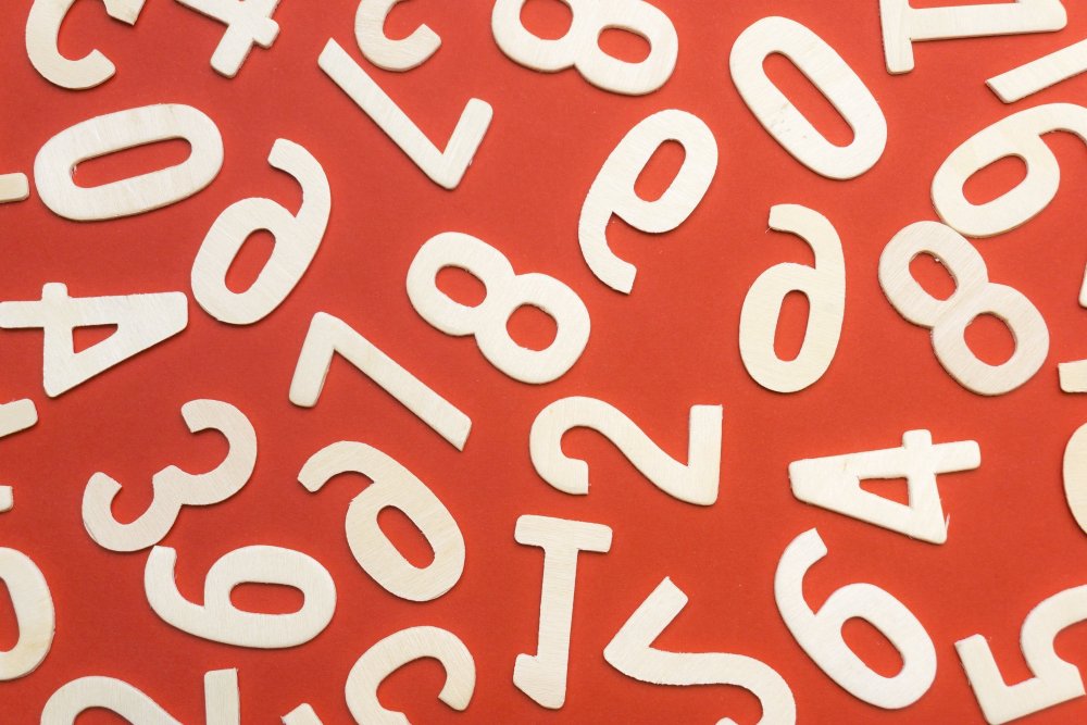 Фон из цифр