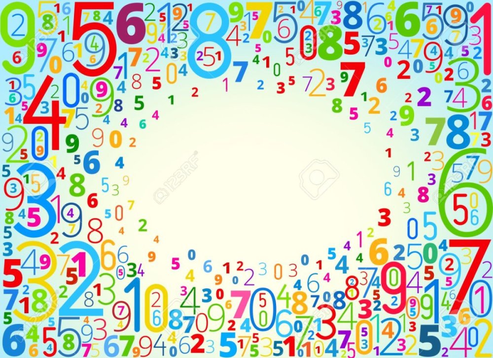 Фон с цифрами для презентации картинки