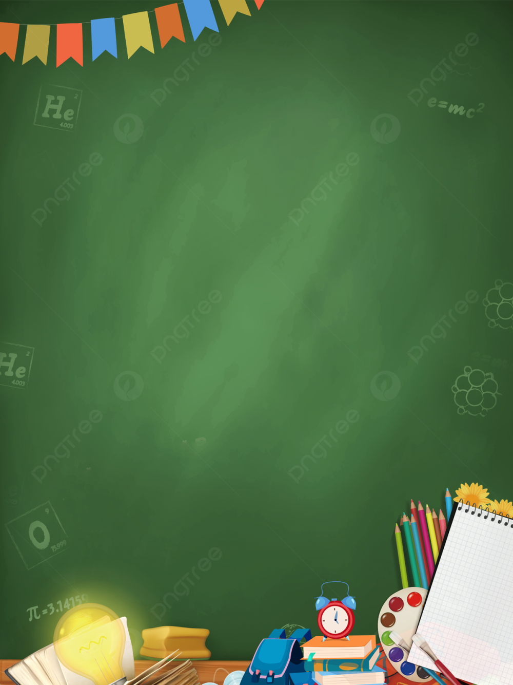 Школьный фон горизонтальный