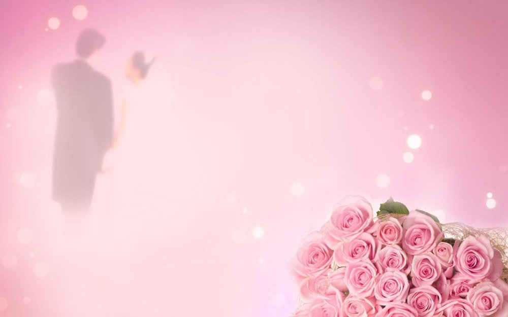 Фон свадьба нежный