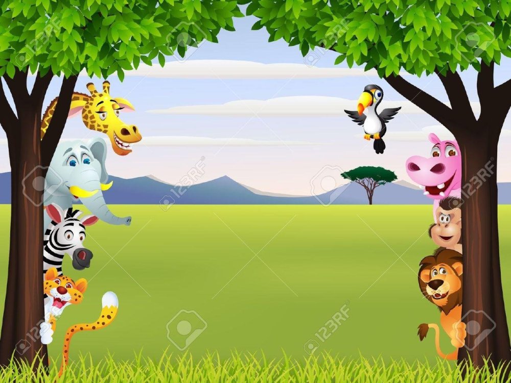 Фон для презентации зоопарк