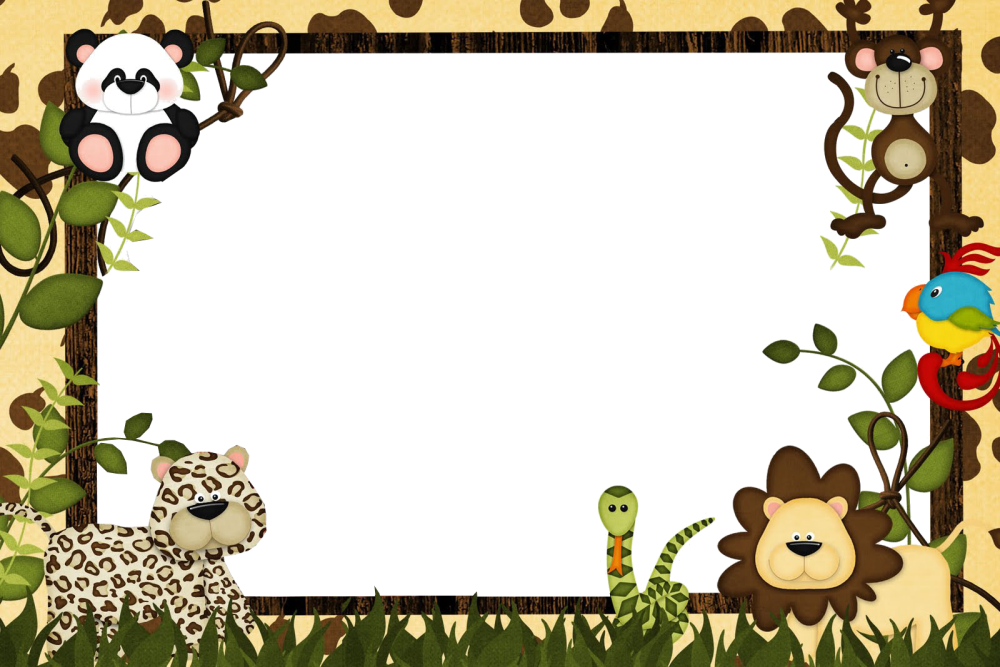 Детские рамочки с животными
