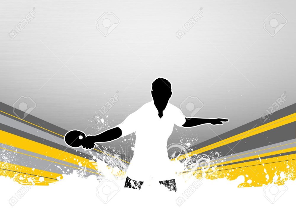 Настольный теннис абстракция