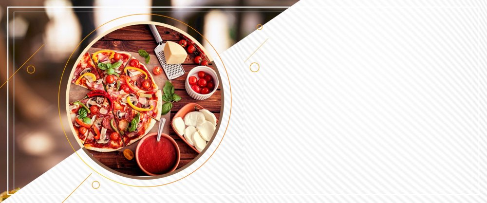 Баннер с едой для кафе