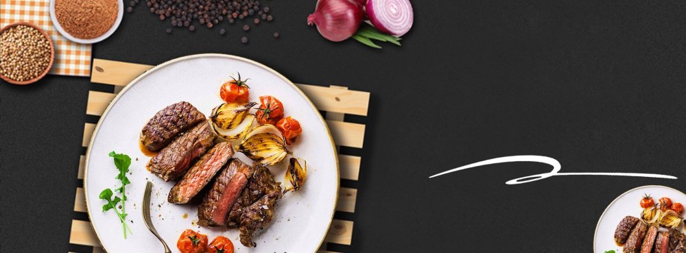 Блюда ресторана баннер