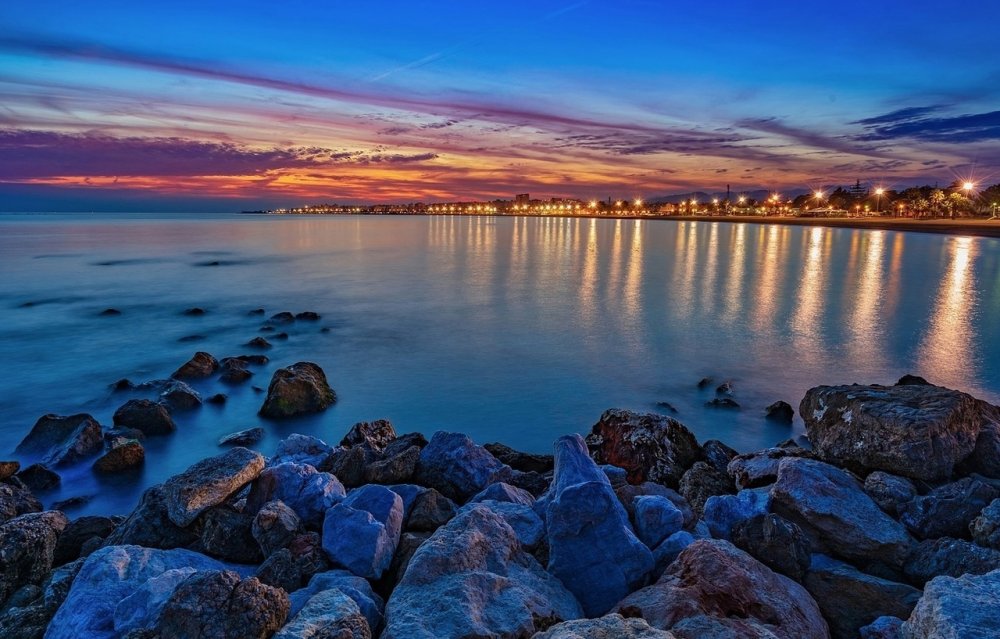 Ночной вид на море