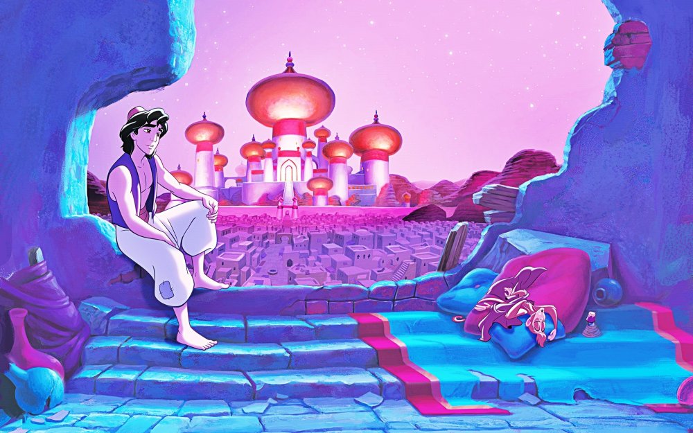 Жасмин и алладин мультфильм Дисней