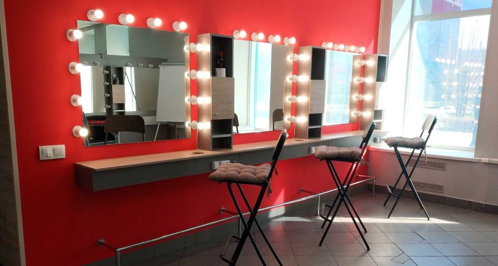 Гримерная моделей