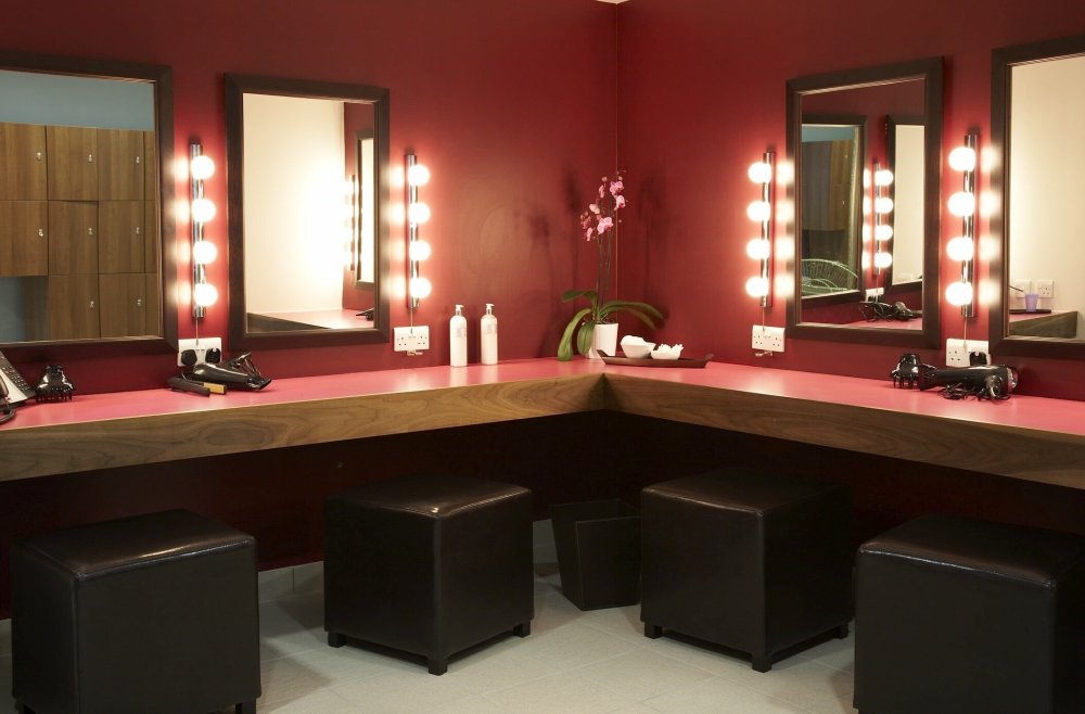 Интерьер гримерной комнаты