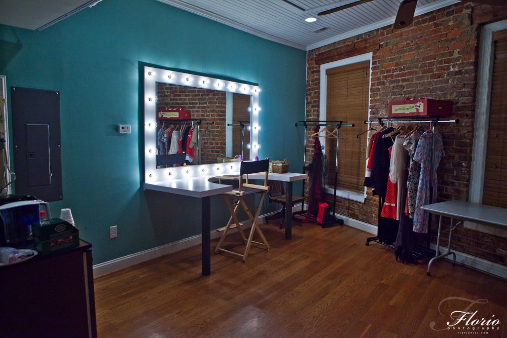 Гримёрка в театре фон