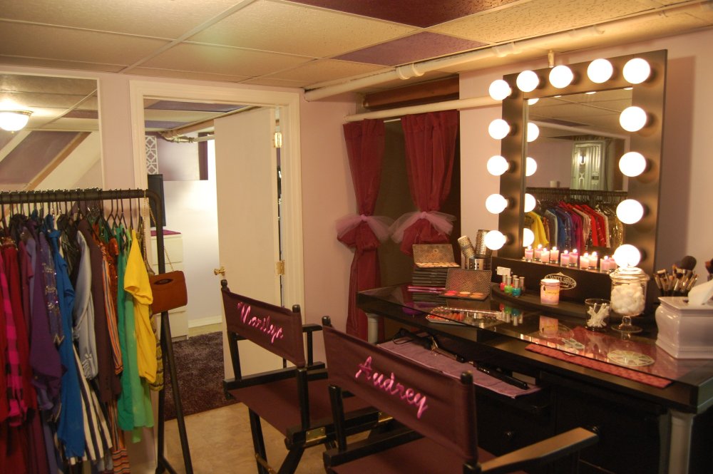 Гримёрка в театре фон