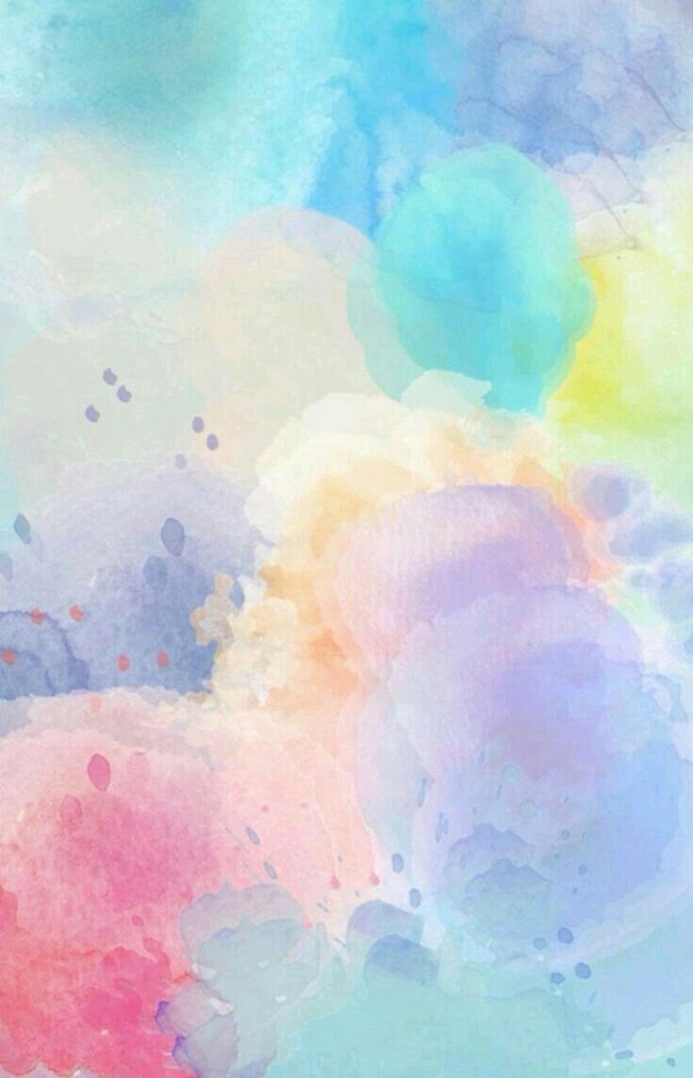 Акварельные разводы пастельные