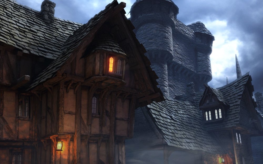 Трансильвания деревня арт