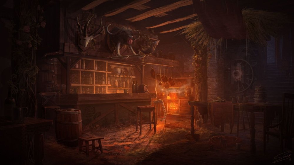 Таверна Геншин Импакт фон