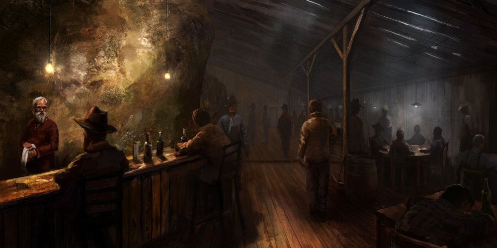 Харчевня трактир таверна стимпанк