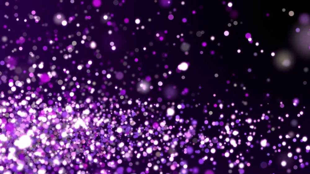 Сиреневые блестки