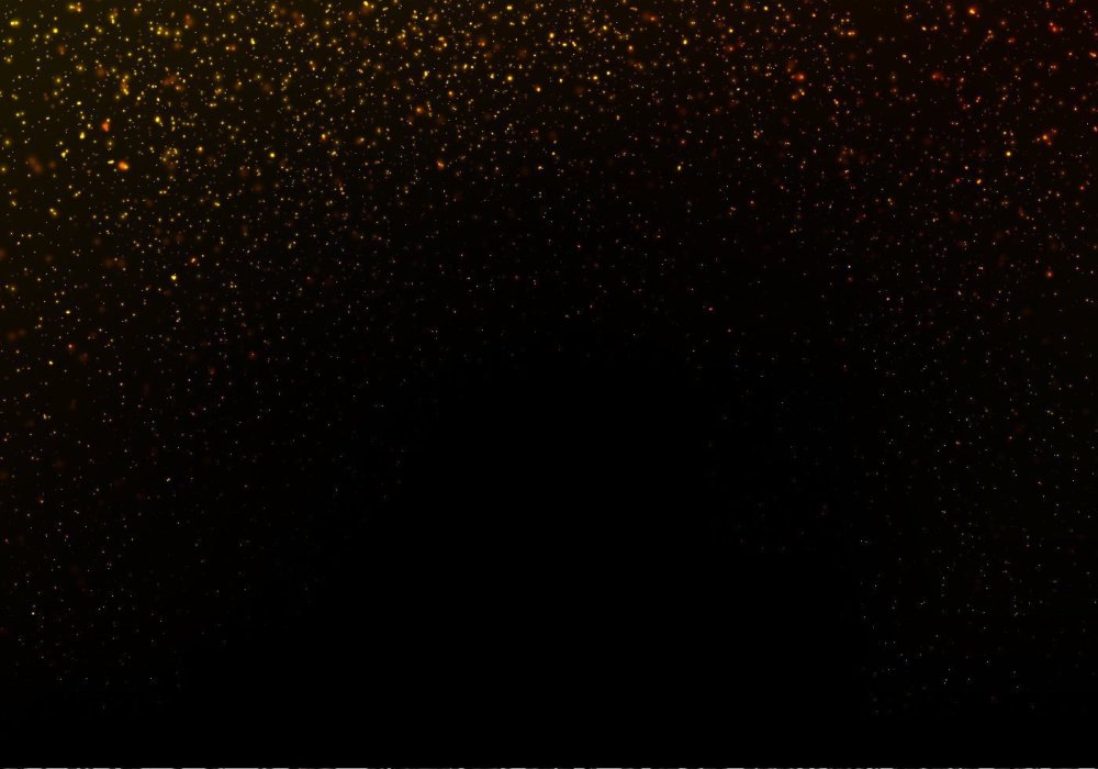 Блеск на черном фоне