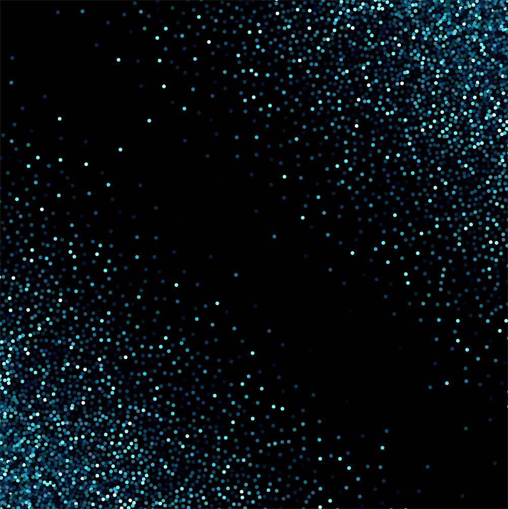 Черный с блестками