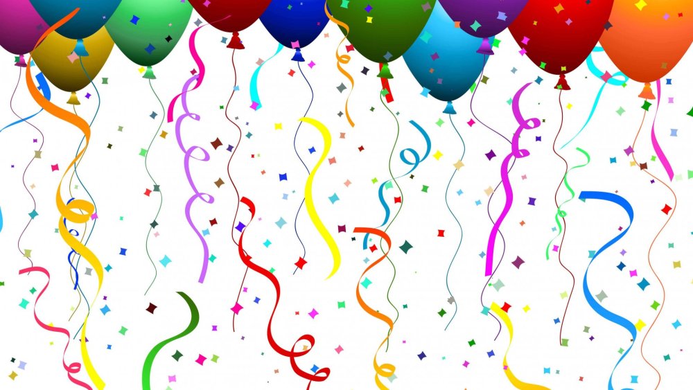 Фон с воздушными шарами