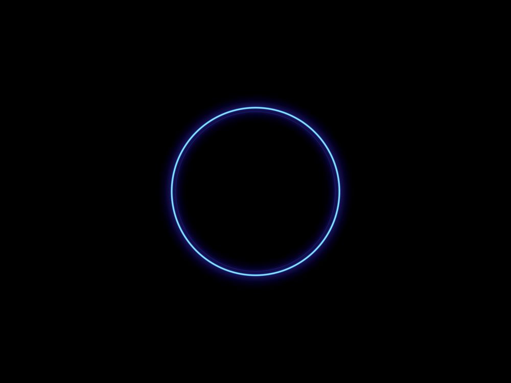 Неоновый круг