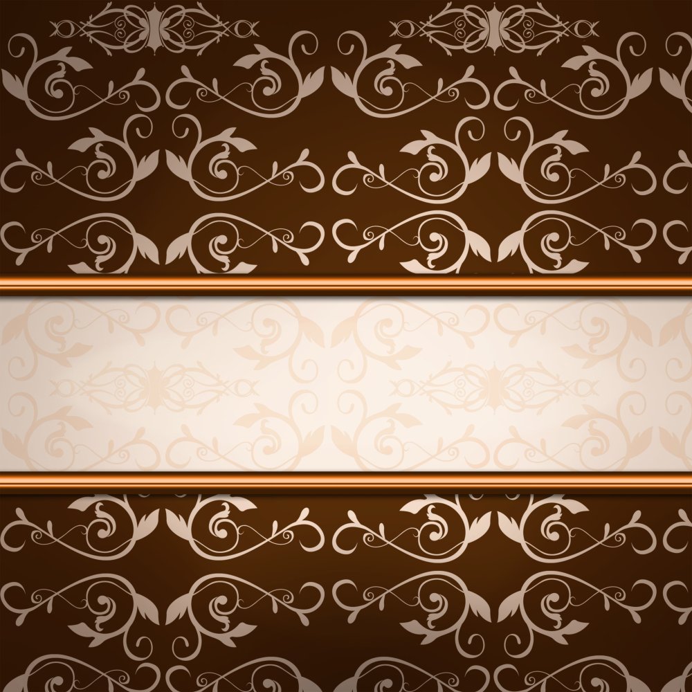 Коричневый узор