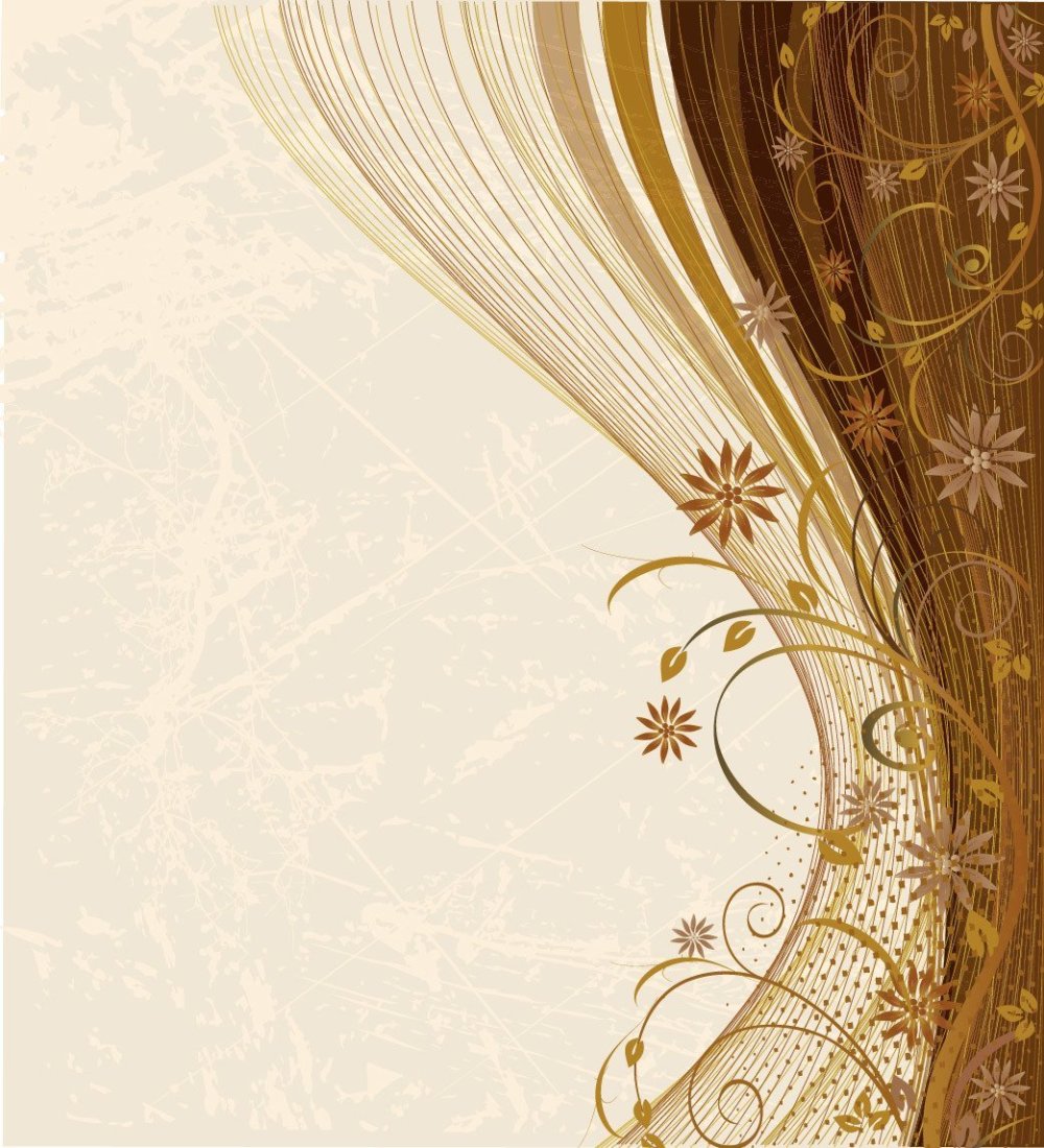 Бежевый фон с орнаментом